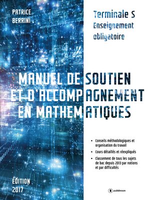 cover image of Manuel de soutien et d'accompagnement en mathématiques